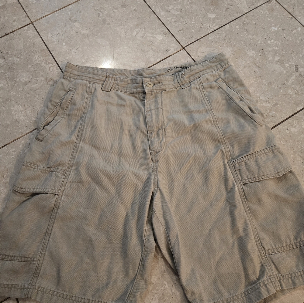 Men's Tommy Bahama Relax Chino Cargo Khaki Shorts 32x9
